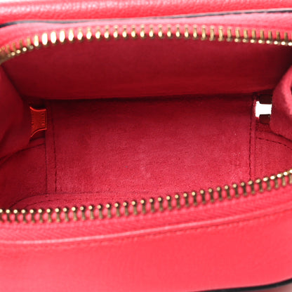 Christian Dior Goatskin Mini Saddle Shoulder Strap Pouch Red 5 of 9