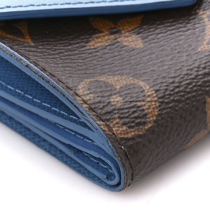 Louis Vuitton Monogram Zoe Wallet Blue Jean 9 of 10