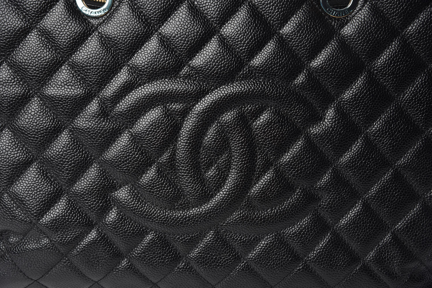 Chanel Caviar Quilted XL Grand Shopping Tote GST Black 9 of 17
