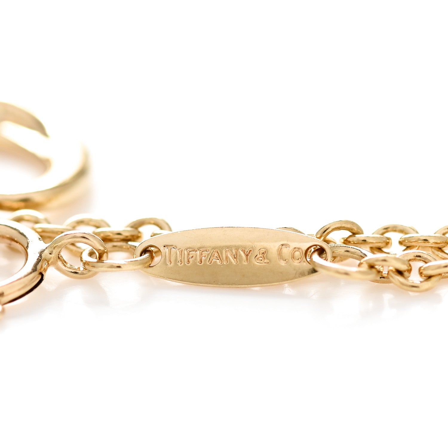 Tiffany 18K Yellow Gold Elsa Peretti Open Heart Bracelet 3 of 7