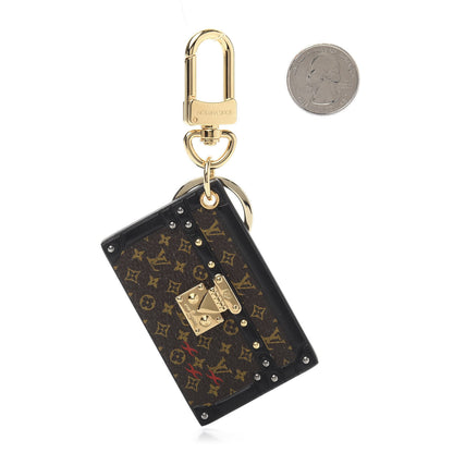Louis Vuitton Petite Malle Bag Charm Key Holder Brown 2 of 6
