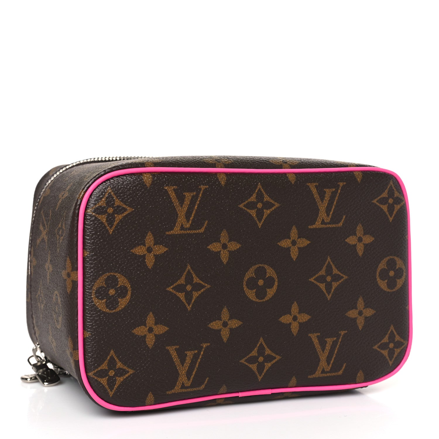 Louis Vuitton Monogram Macassar Nice Mini Fuchsia 4 of 8