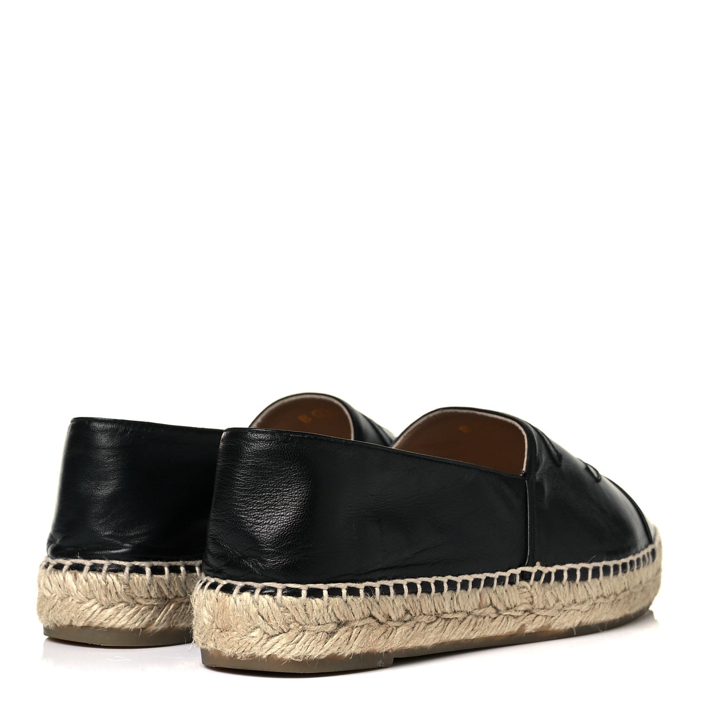 Lambskin CC Espadrilles 38 Black