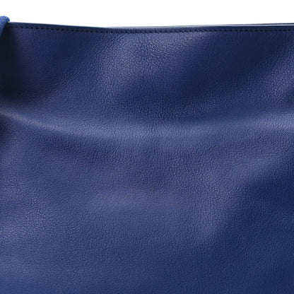 Loewe Satin Calfskin Monochrome Flamenco Knot Clutch Deep Purple Glaze 8 of 10