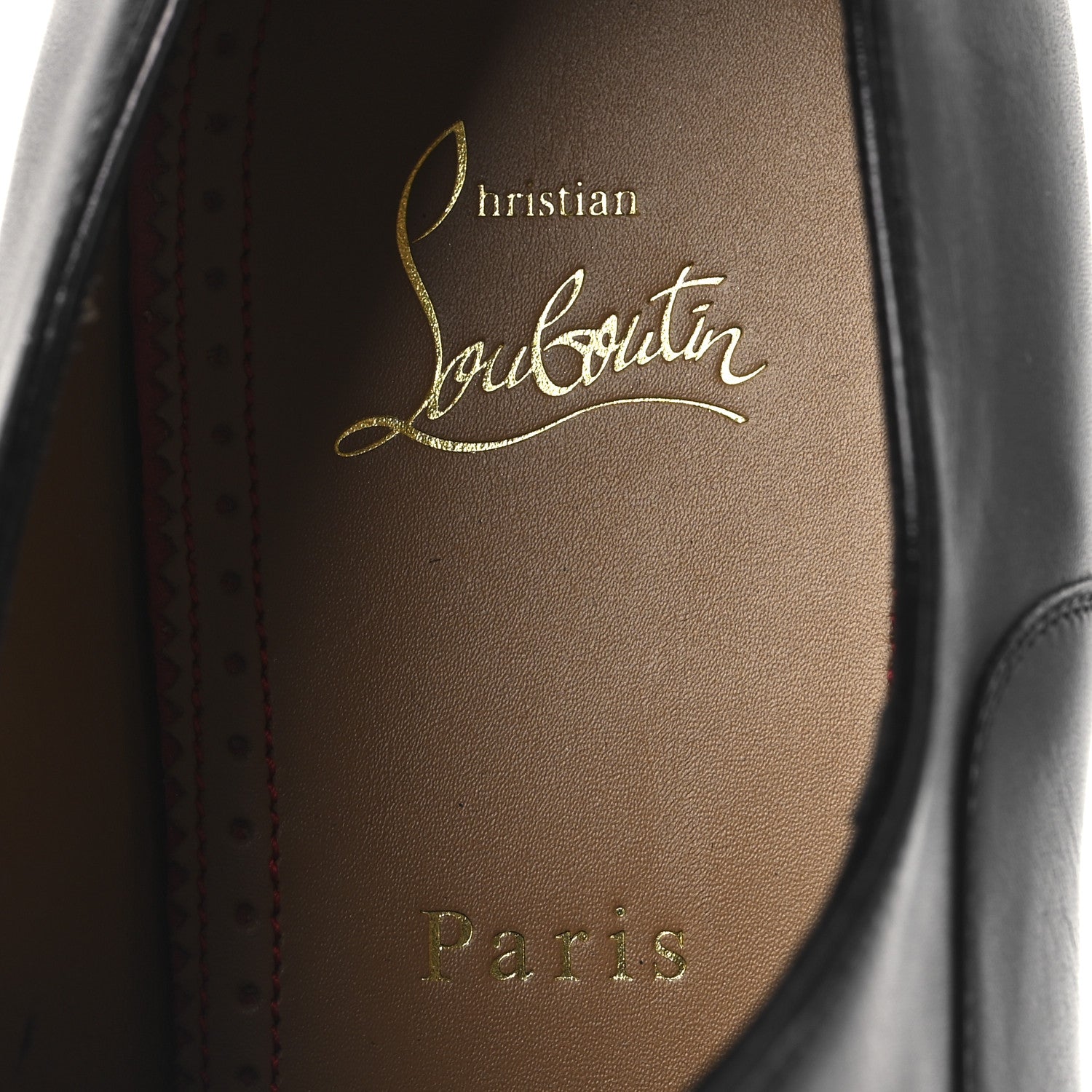 Christian Louboutin Calfskin Mens Greggo Flat Oxfords 42 Black 8 of 9