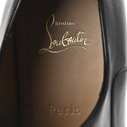 Christian Louboutin Calfskin Mens Greggo Flat Oxfords 42 Black 8 of 9