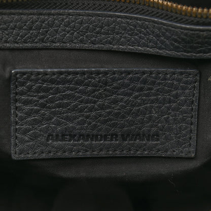 Alexander Wang Pebbled Lambskin Mini Rockie Black Gold Hardware 8 of 17