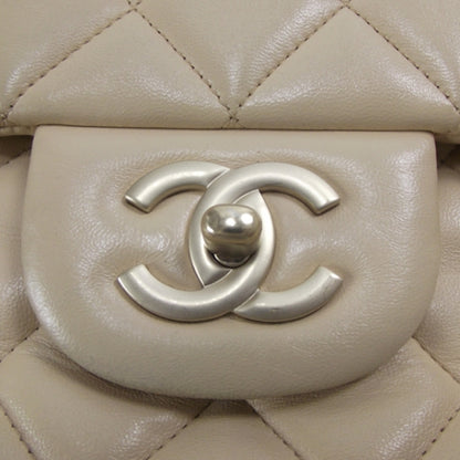 Chanel Lambskin Quilted Maxi Flap Beige Clair 12 of 12