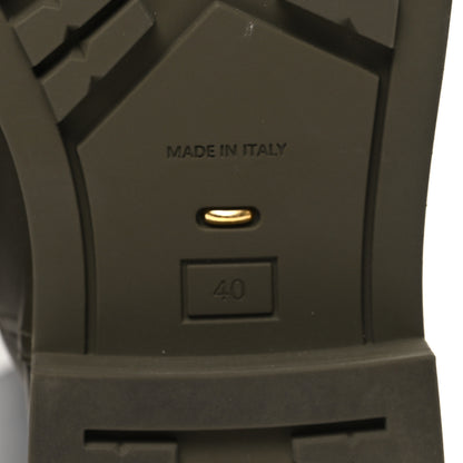 Fendi Calfskin Filo Boots 40 Green 7 of 9