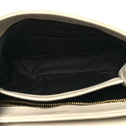 Saint Laurent Calfskin Y Quilted Monogram Toy Loulou Crossbody Bag Blanc Vintage 5 of 13
