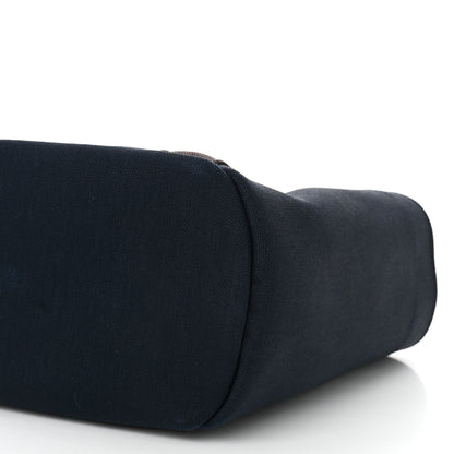 Hermes Toile Sac De Pansage Groom Bleu Navy Feu 10 of 11