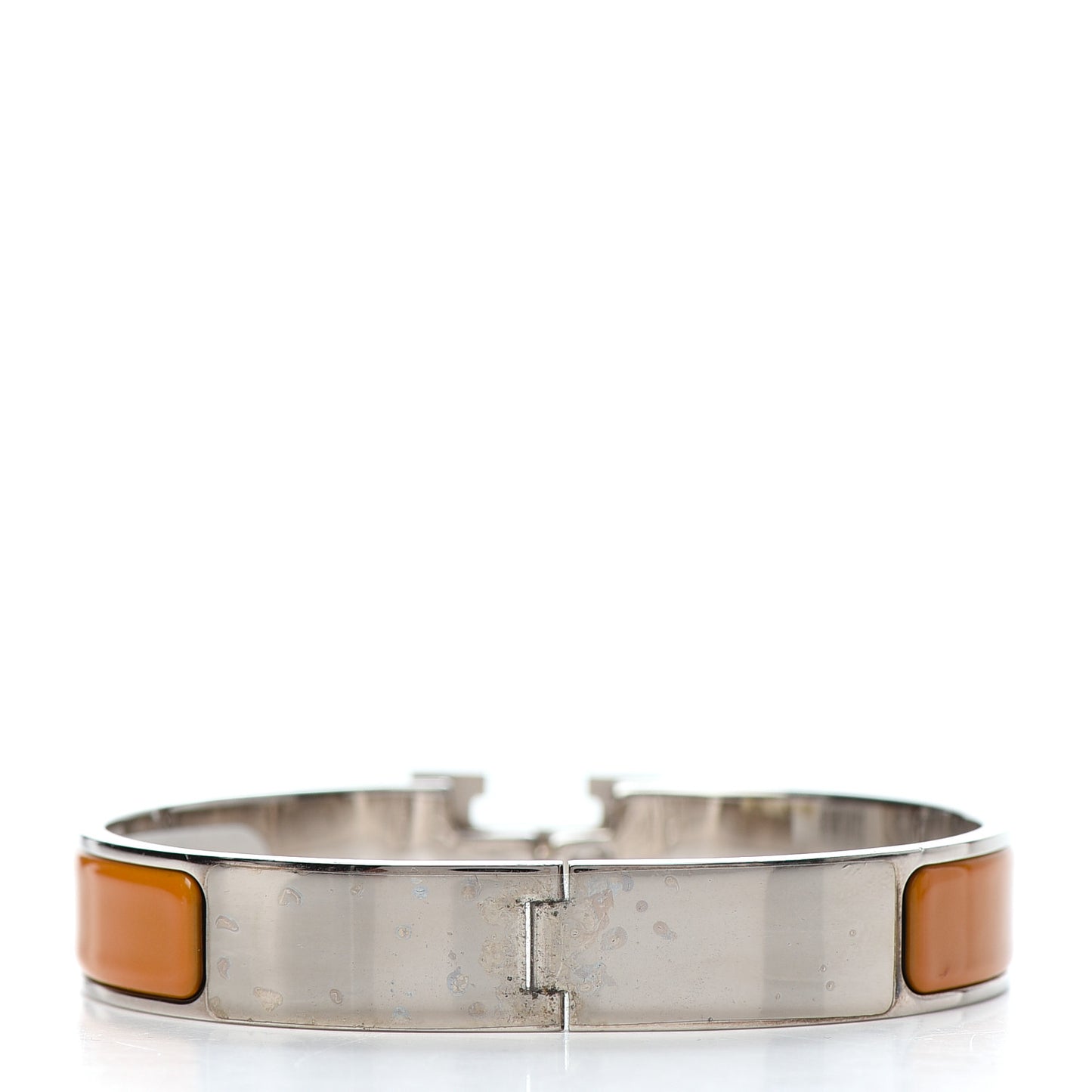 Enamel Narrow Clic Clac H Bracelet PM Curcuma