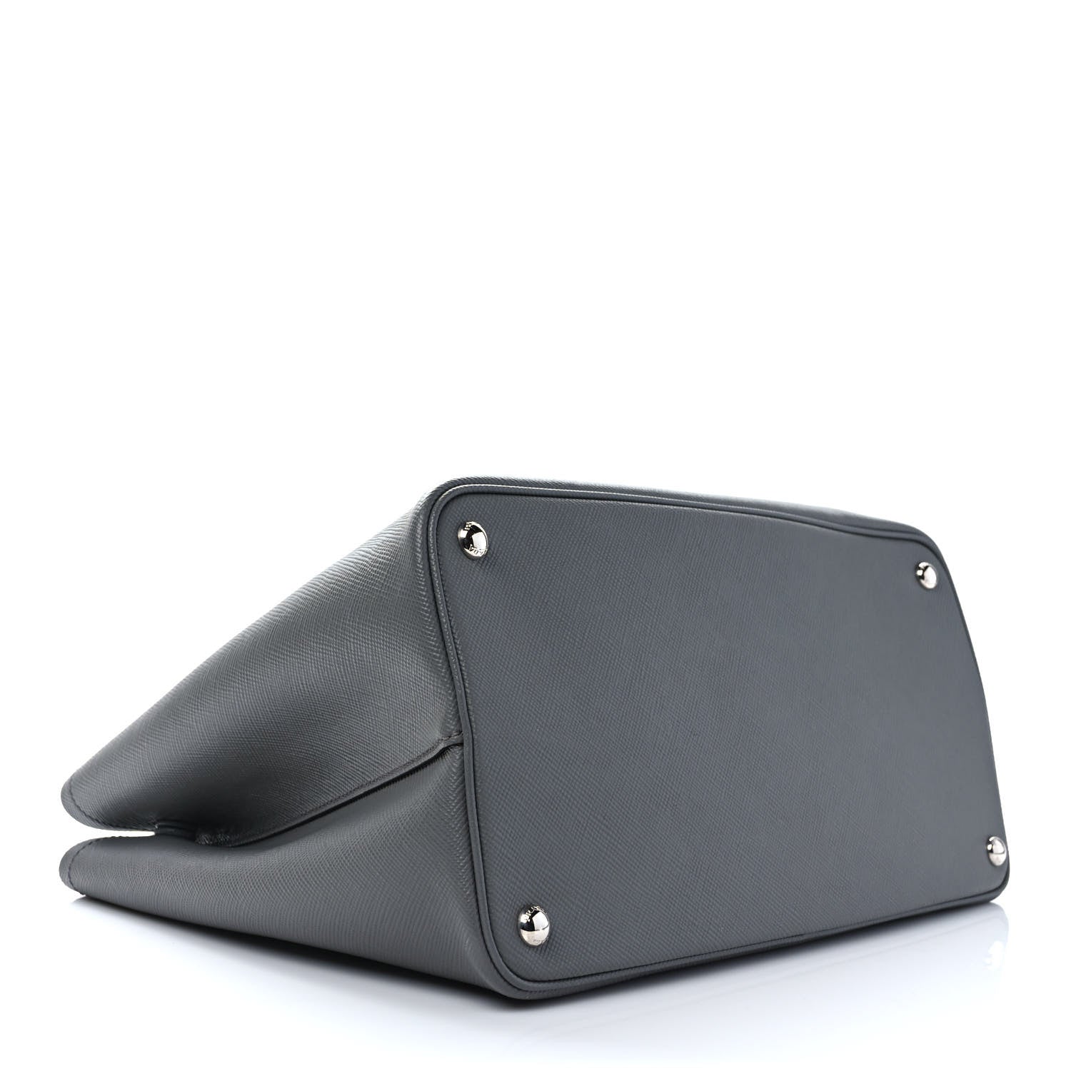 Prada Saffiano Cuir Large Double Bag Marmo 4 of 8