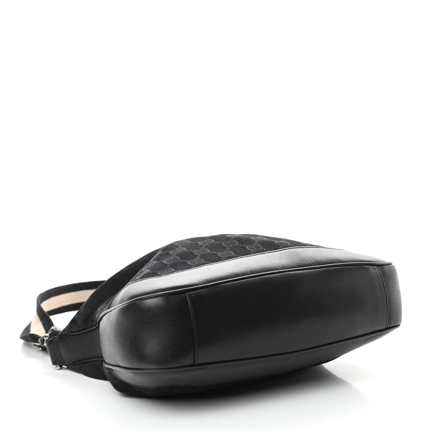 Monogram Bamboo Top Handle Bag Black