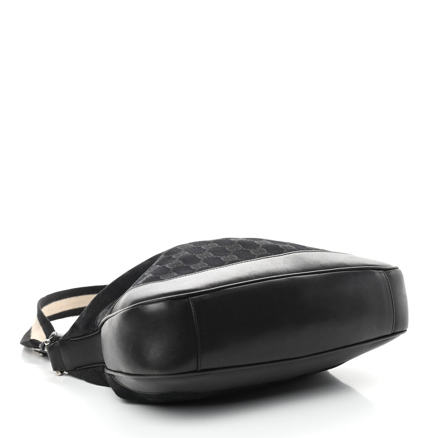 Gucci Monogram Bamboo Top Handle Bag Black 4 of 10