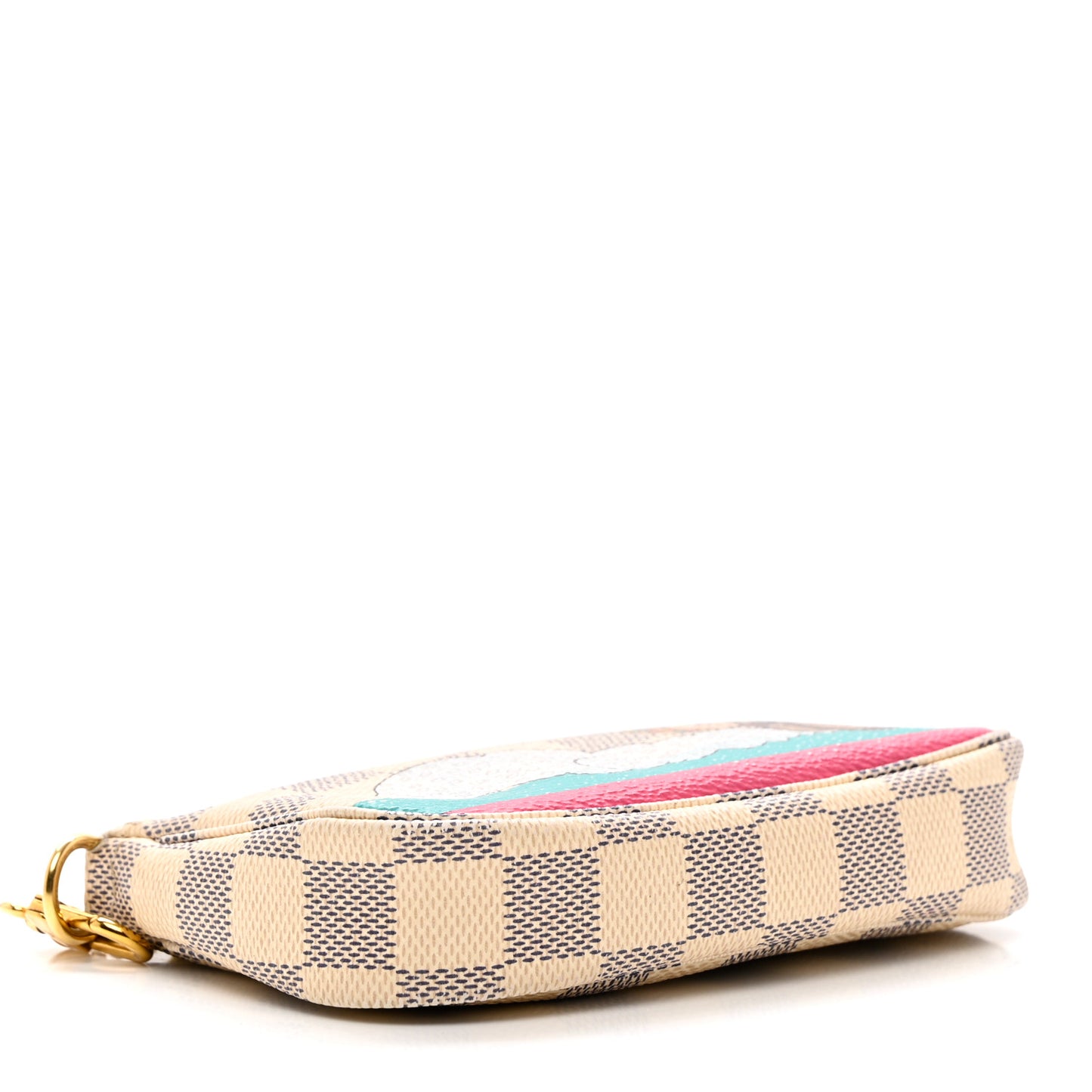 Damier Azur 2015 Christmas Animation Mini Pochette Accessories