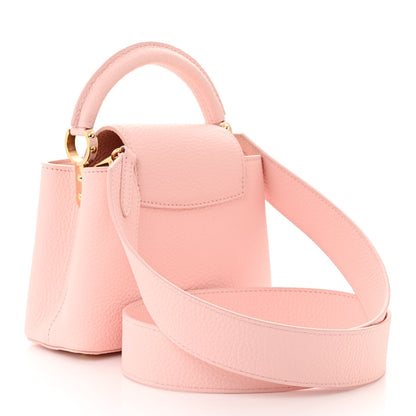 Louis Vuitton Taurillon Capucines Mini Rose Jasmin 3 of 10