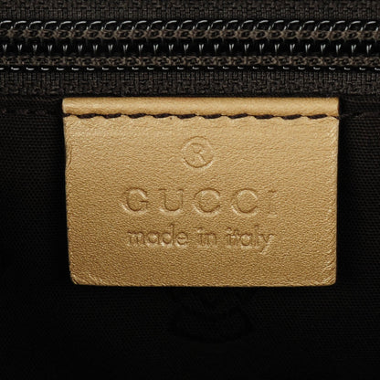 Gucci Imprime Monogram Medium Double Buckle Flap Messenger Bag Champagne 6 of 7