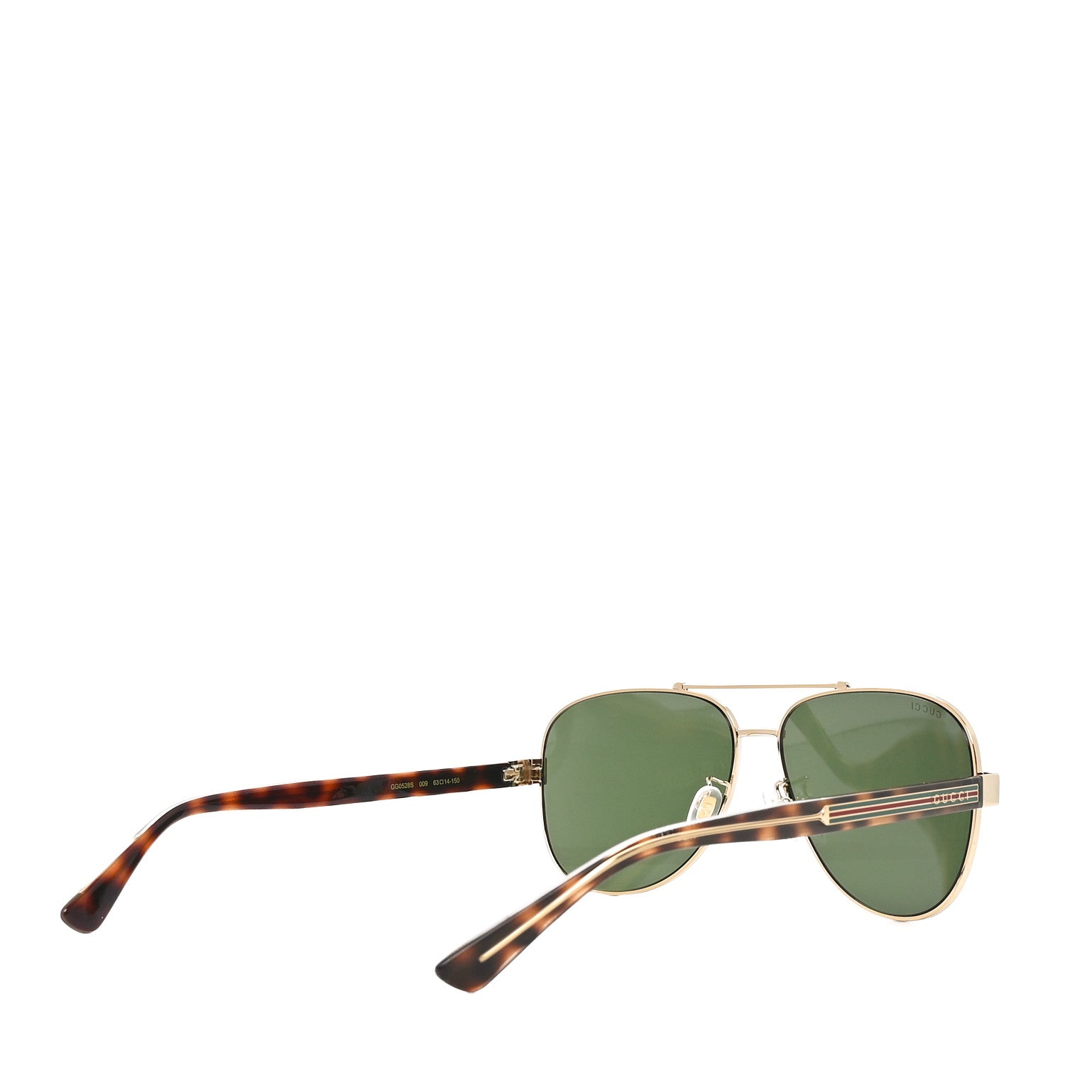 Gucci Web Aviator Sunglasses GG0528S Tortoise 4 of 8