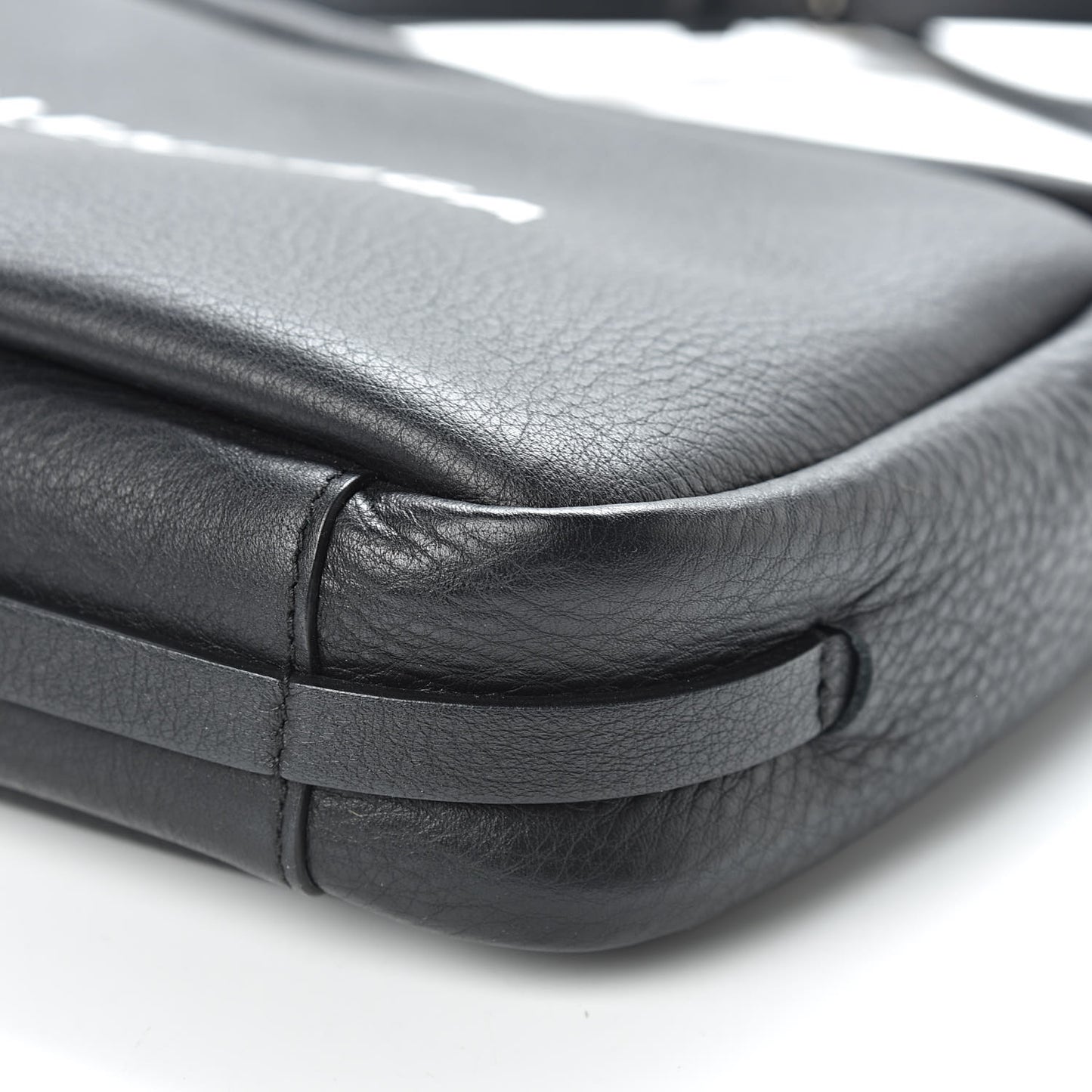 Calfskin Logo S Everyday Camera Bag Black