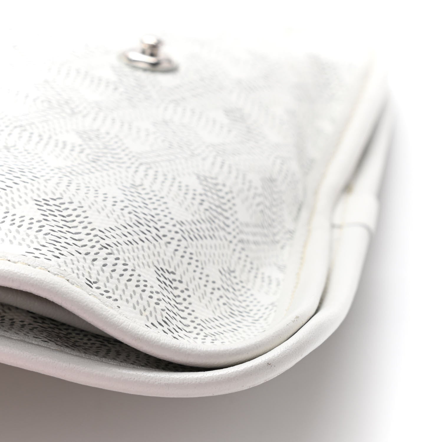 Goyard Goyardine Plumet Wallet Clutch White 9 of 12