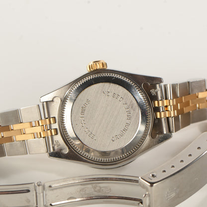 Rolex Stainless Steel 18K Yellow Gold Diamond Mother Of Pearl 26mm Oyster Perpetual Datejust Watch 5 of 6