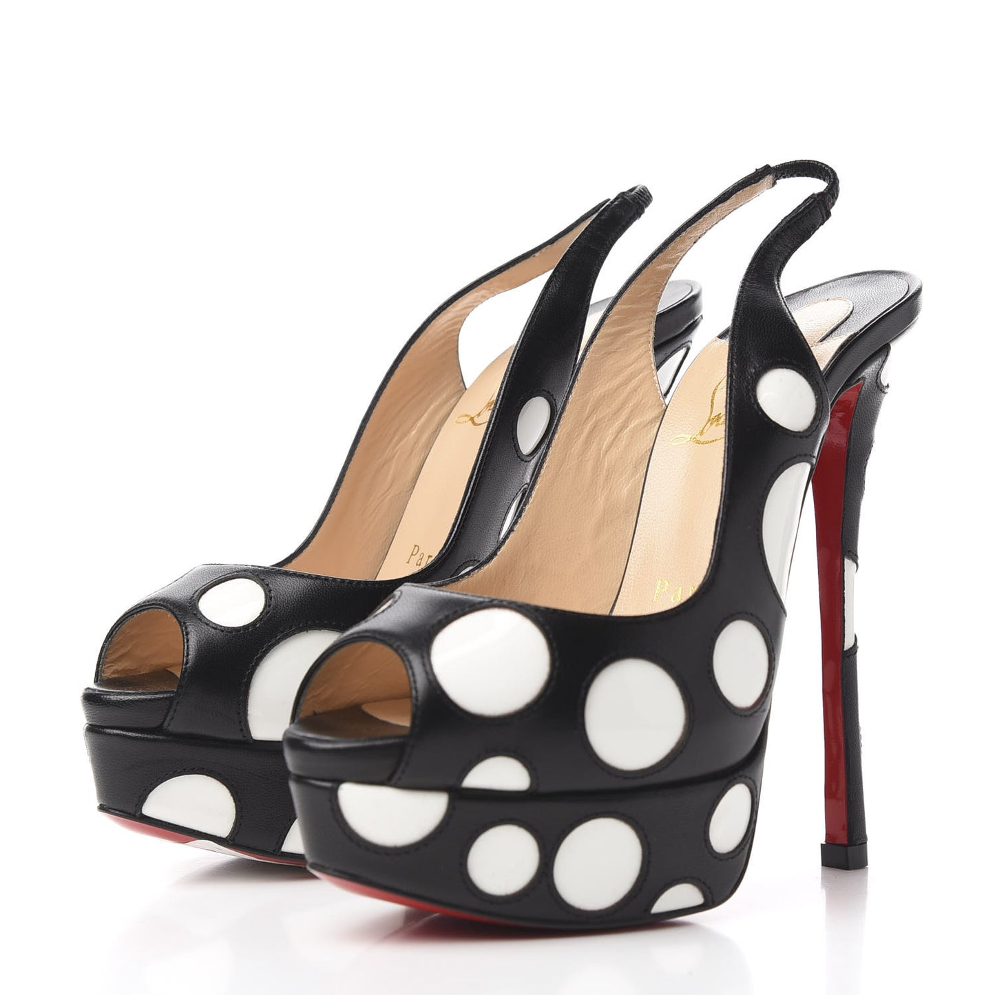 Shiny Nappa Patent Bubble Up 150 Pumps 35.5 Black White