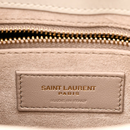 Saint Laurent Smooth Calfskin Le 5 A 7 Hobo Crema Soft 6 of 10