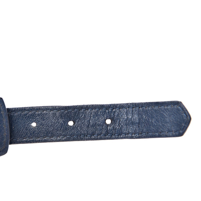 Balenciaga Agneau Arena Giant 12 Silver Hardware Bracelet Bleu Mineral 4 of 4