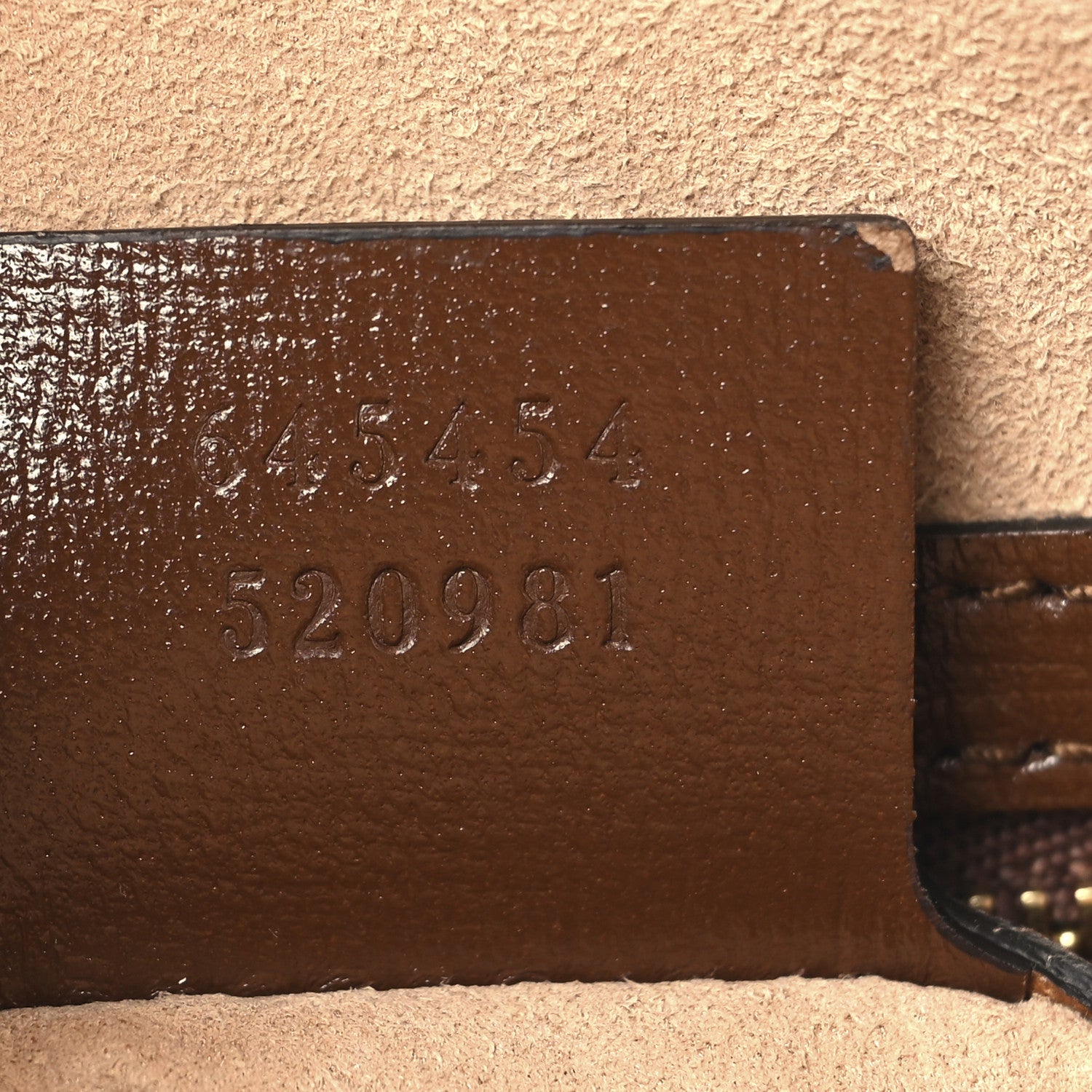 Gucci GG Supreme Monogram Small Horsebit 1955 Shoulder Bag Beige Brown Sugar 7 of 12