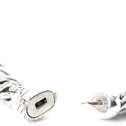 David Yurman Sterling Silver Diamond Lyrica Rope Necklace 5 of 5