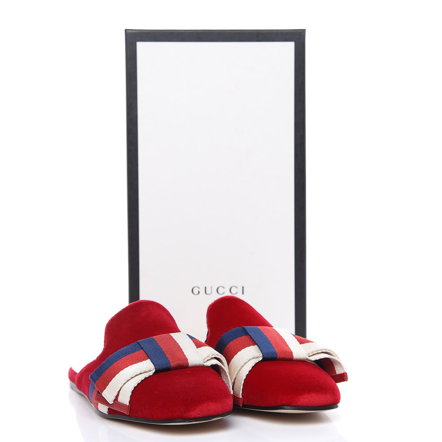 Velvet Sylvie Bow Slippers 37 Hibiscus Red