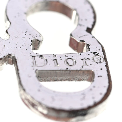 Christian Dior Metal Crystal CD Logo Pendant Necklace Silver Gold 6 of 6