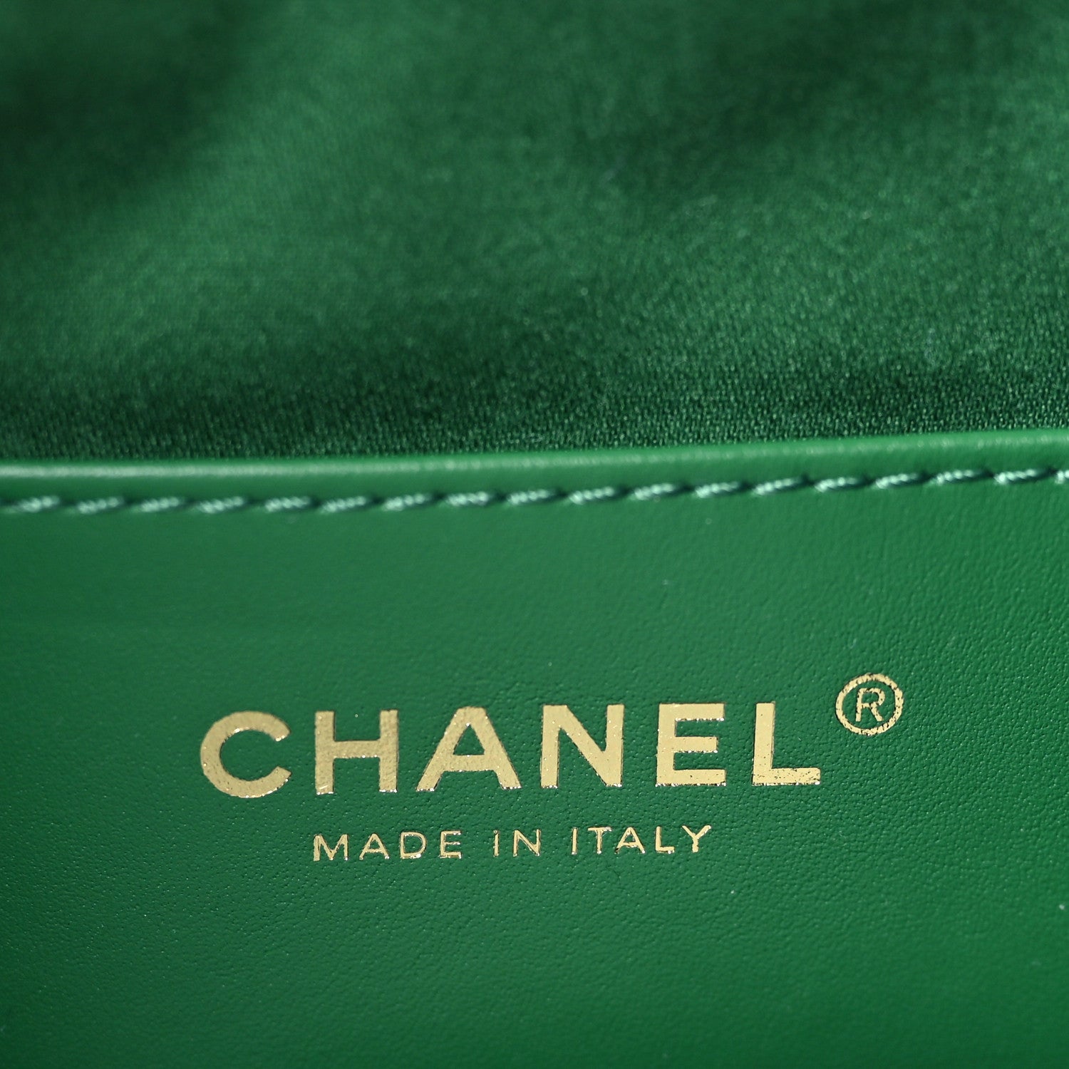 Chanel Caviar Quilted Mini Chanel 25 Handbag Green 6 of 11