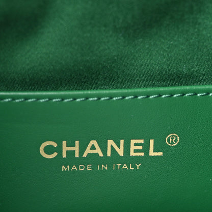Chanel Caviar Quilted Mini Chanel 25 Handbag Green 6 of 11
