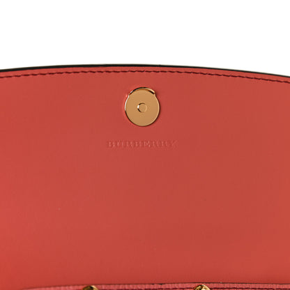 Burberry Calfskin House Check Henley Wallet On Chain Red 8 of 11