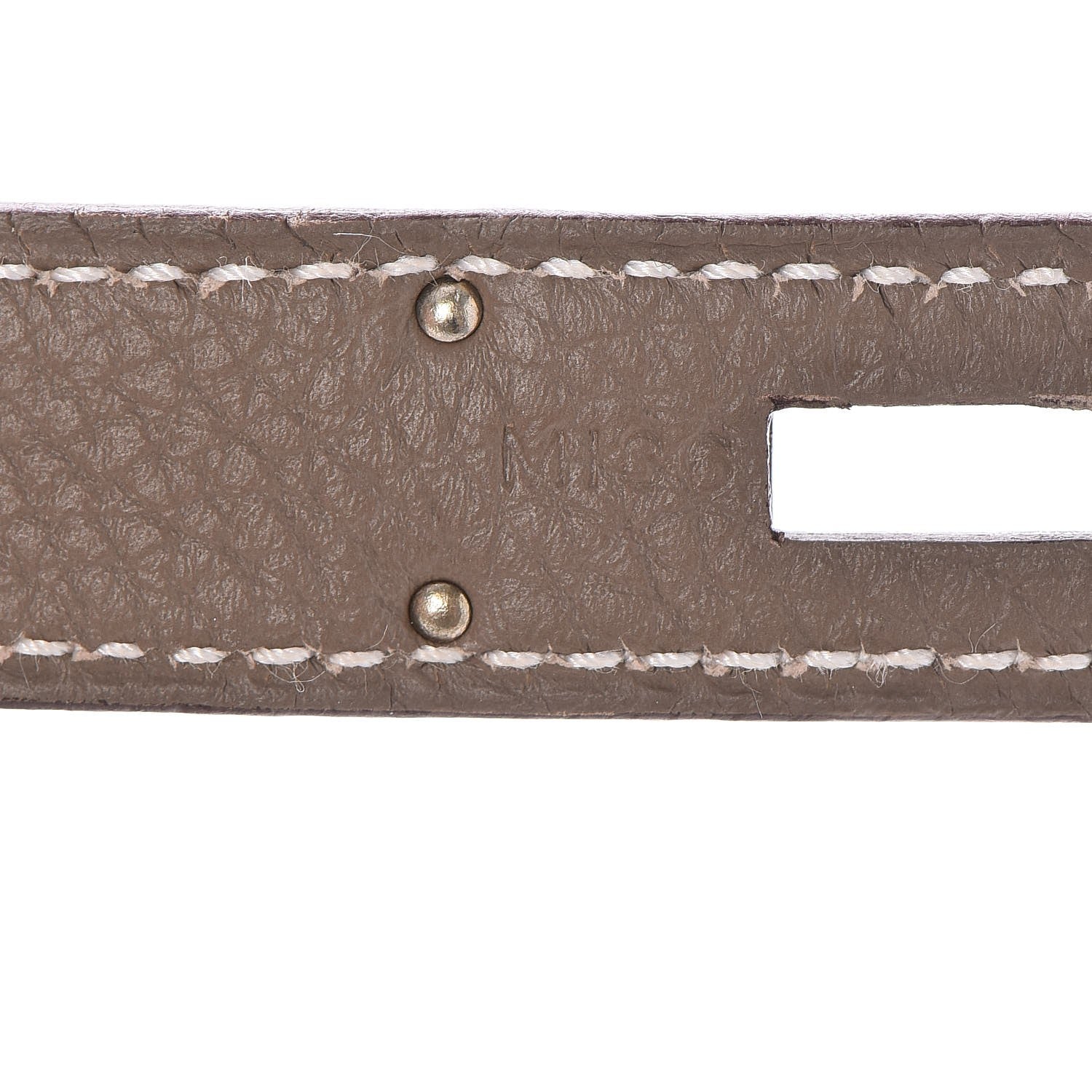 Hermes Togo Kelly Retourne 28 Etoupe 13 of 36