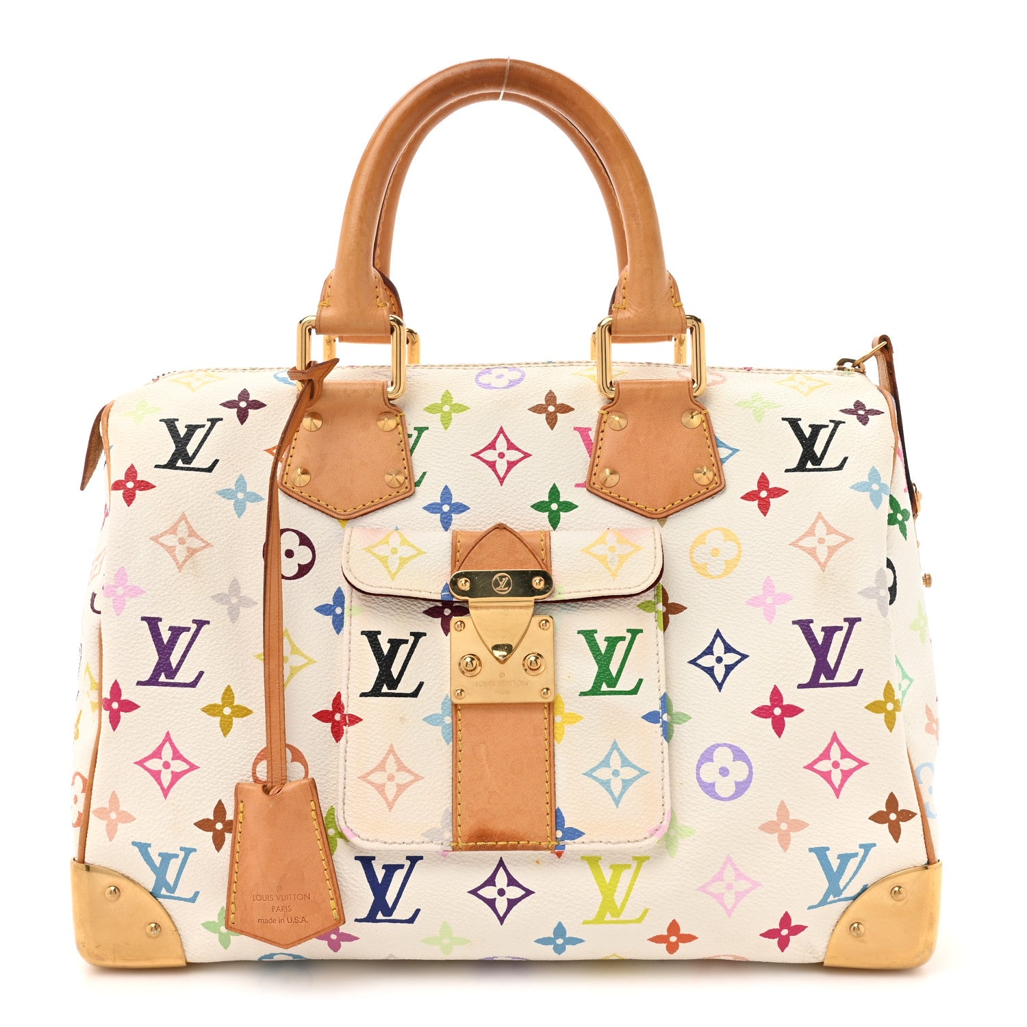 Louis Vuitton Monogram Multicolor Speedy 30 White 1 of 14