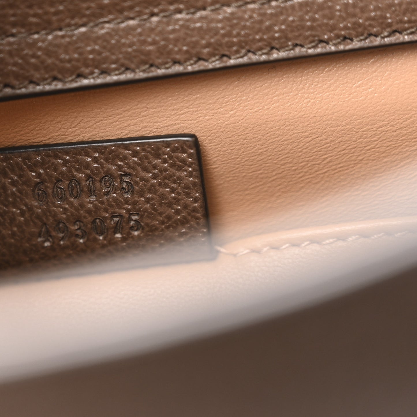 Monogram Jumbo GG Textured Dollar Calfskin Small Diana Tote Bag Camel Ebony New Acero