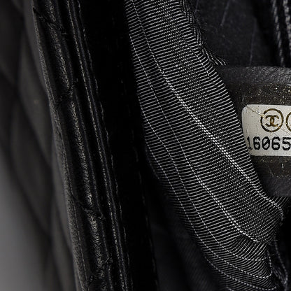 Chanel Lambskin Quilted Medium Westminster Pearl Flap Black 7 of 8