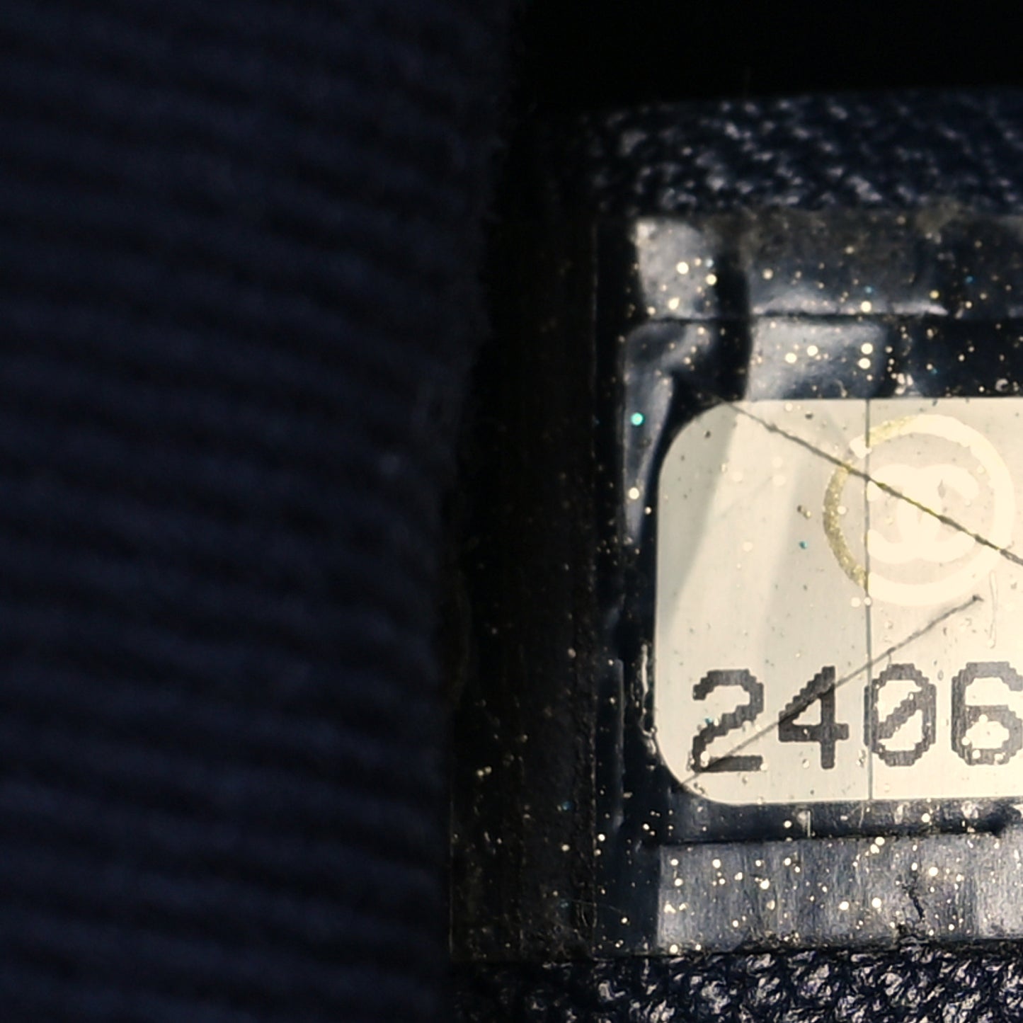 Canvas Sequin Large Deauville Backpack Navy