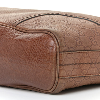 Gucci Calfskin Guccissima Trim Large Signoria Hobo Brown 10 of 23
