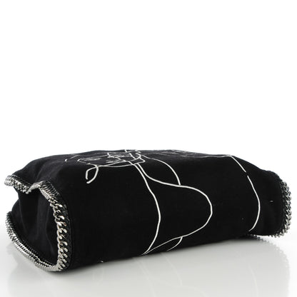 Stella McCartney Faux Suede Large Gary Hume Falabella Black 4 of 9