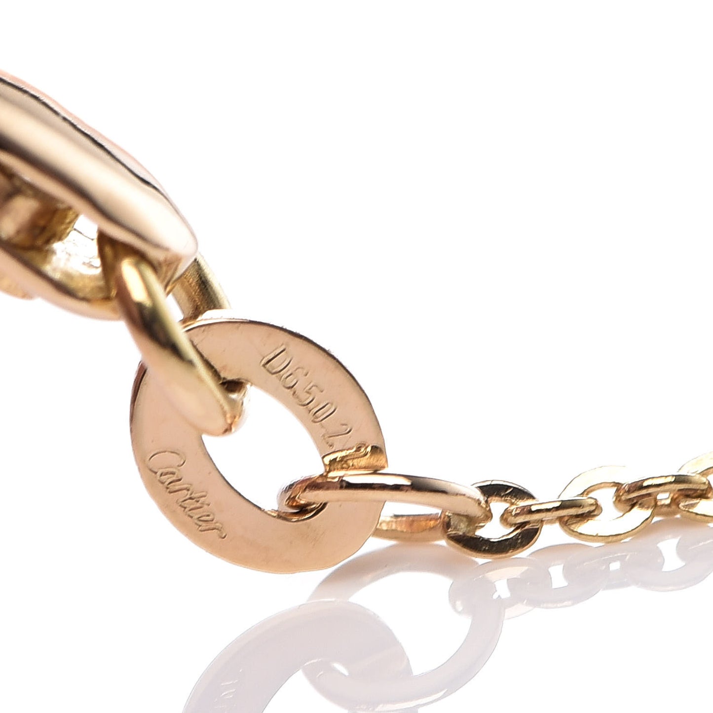 18K Pink Yellow White Gold Baby Trinity Pendant Necklace