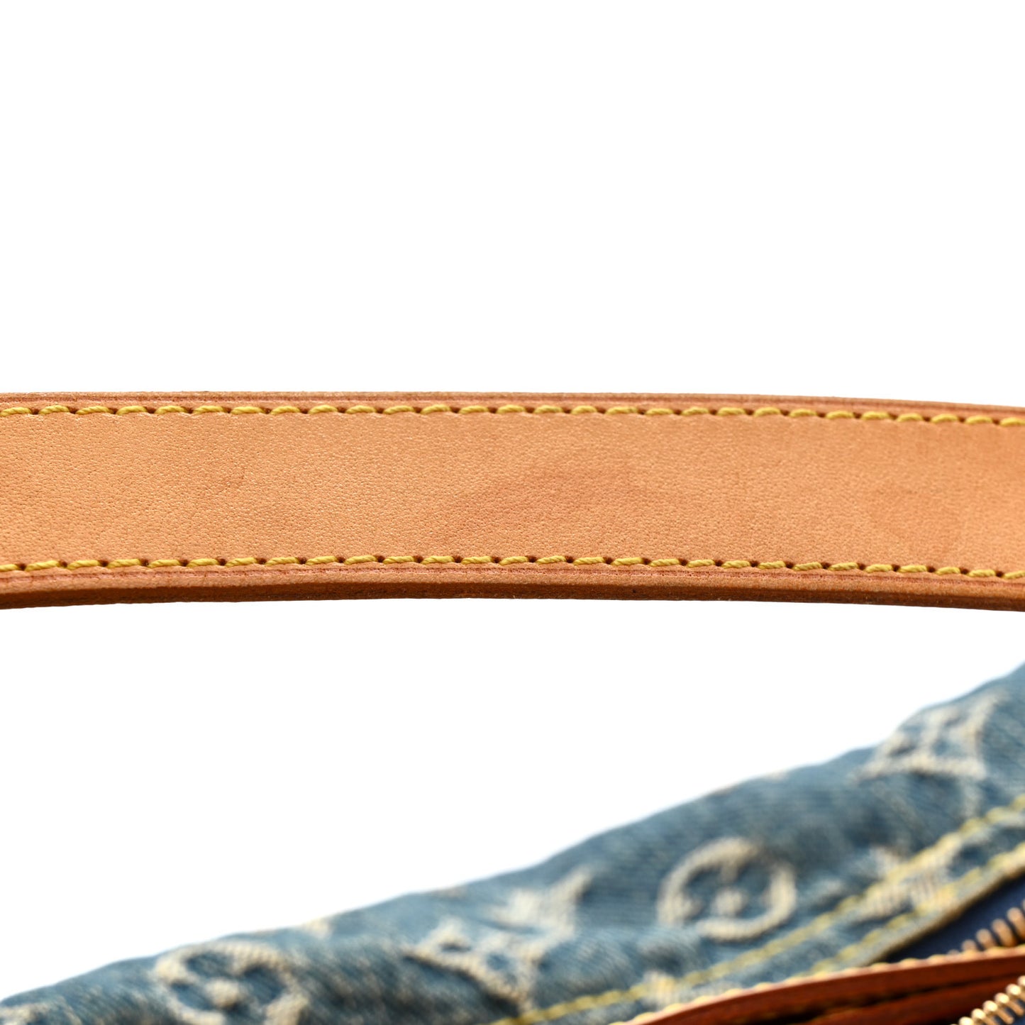 Monogram Denim Baggy PM Blue