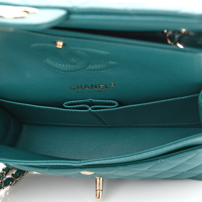 Chanel Caviar Quilted Small Double Flap Green 4 of 12