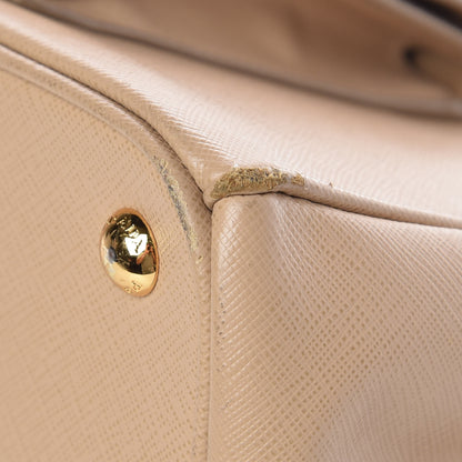 Prada Saffiano Lux Galleria Front Pocket Tote Sabbia 13 of 16