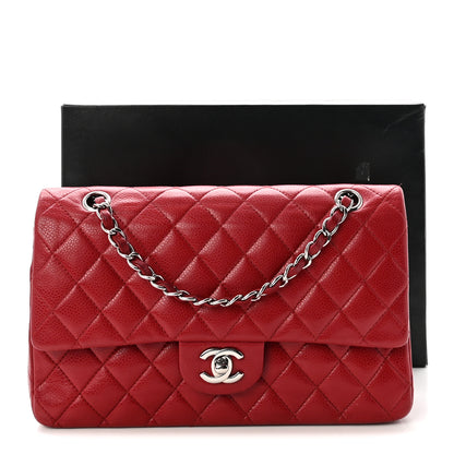 Chanel Caviar Quilted Medium Double Flap Red 11 of 11