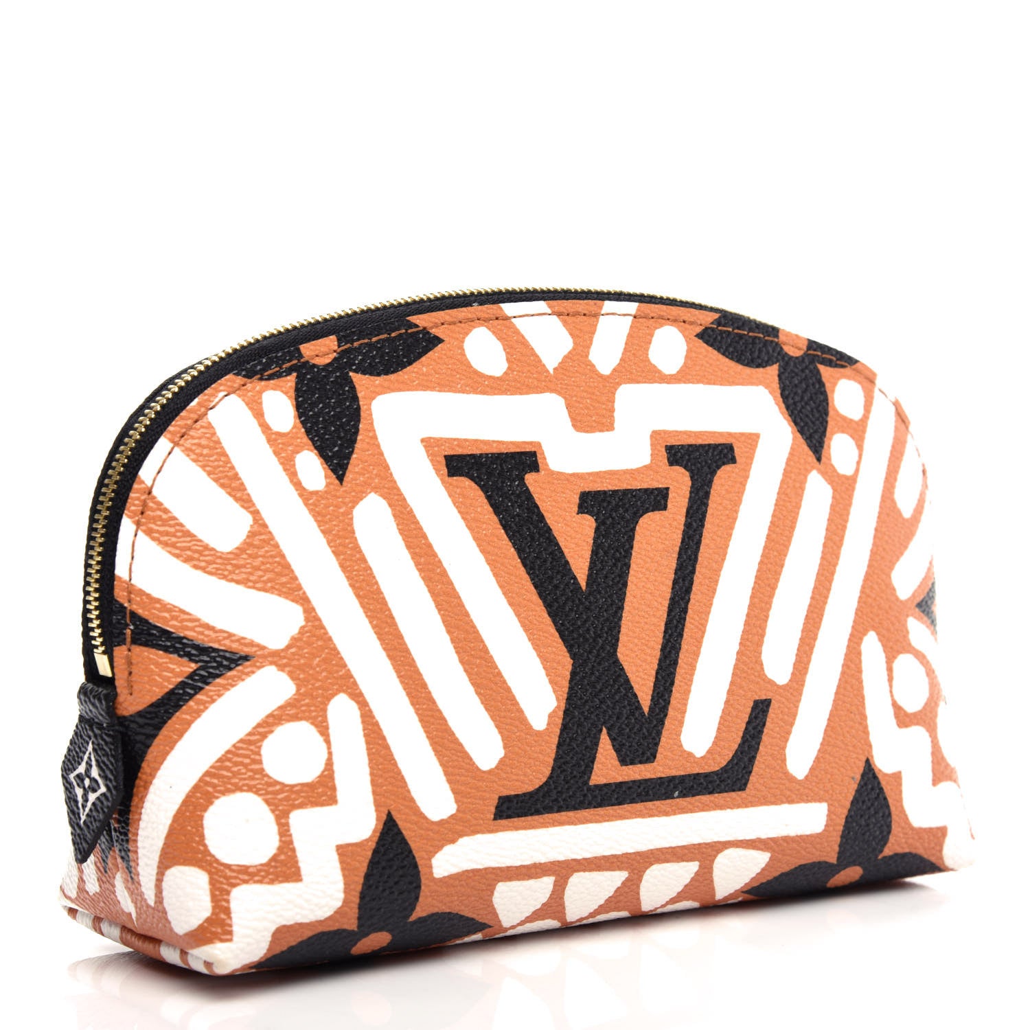 Louis Vuitton Monogram Giant Crafty Cosmetic Pouch Crème Caramel 3 of 7