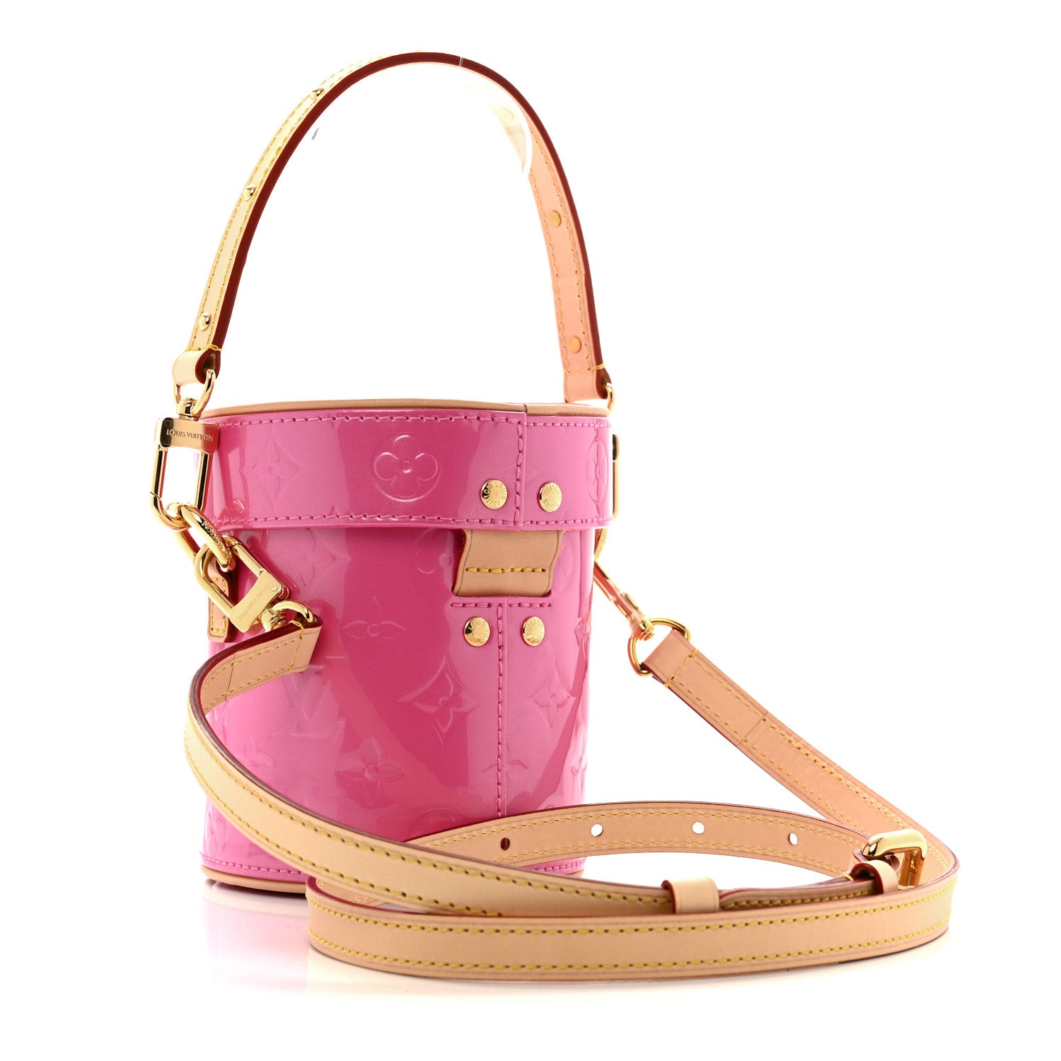 Louis Vuitton Vernis Astor Neon Pink 3 of 9